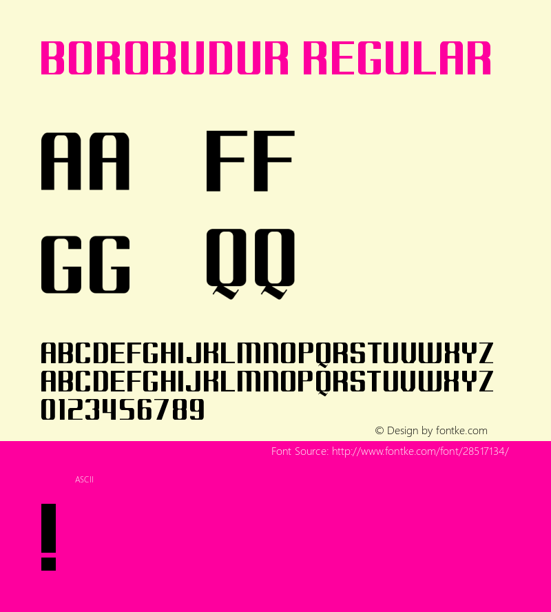 Borobudur Version 1.0图片样张