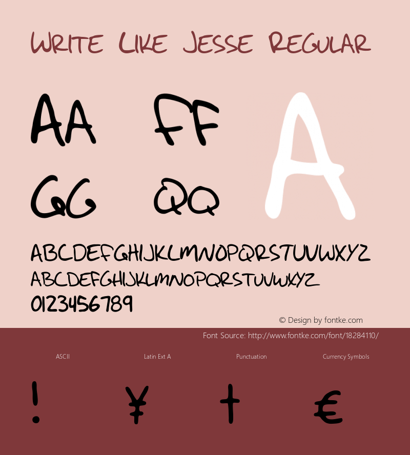 Write Like Jesse Regular Version 1.0.1图片样张