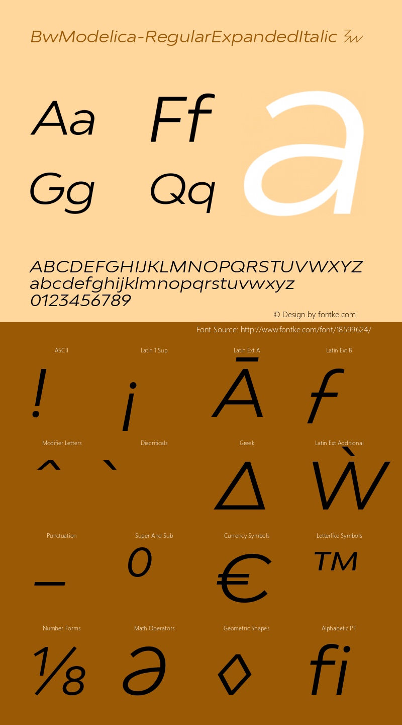 BwModelica-RegularExpandedItalic ☞ Version 2.000;com.myfonts.easy.branding-with-type.bw-modelica-expanded.regular-expanded-italic.wfkit2.version.4FVA图片样张