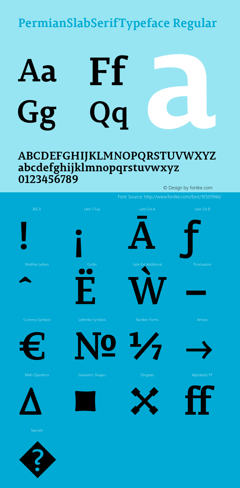 PermianSlabSerifTypeface Regular Version 1.000图片样张