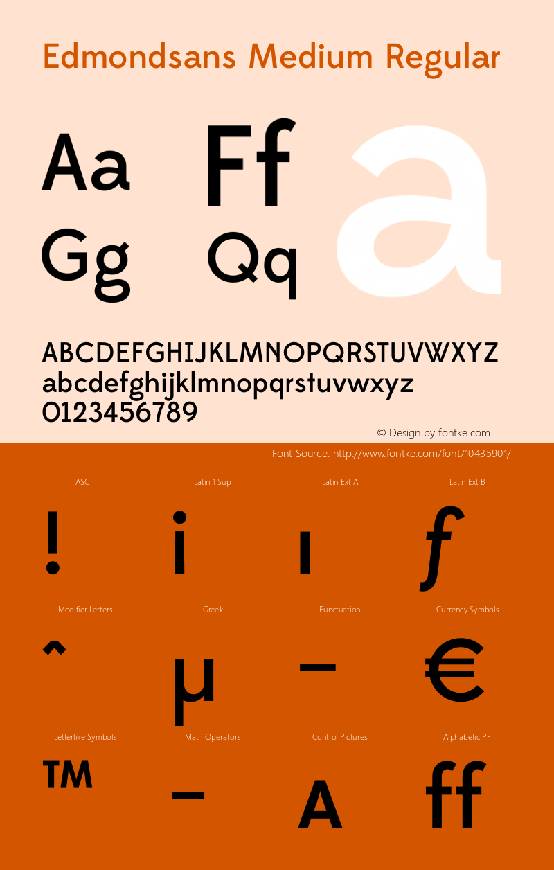 Edmondsans Medium Regular Version 1.000图片样张