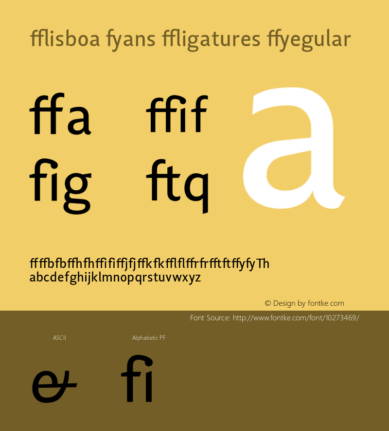 Lisboa Sans Ligatures Regular OTF 1.0;PS 001.000;Core 116;AOCW 1.0 161图片样张