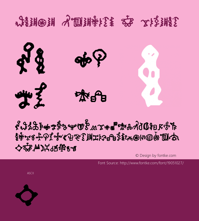 Bamum Symbols 1 Normal Version 001.000图片样张