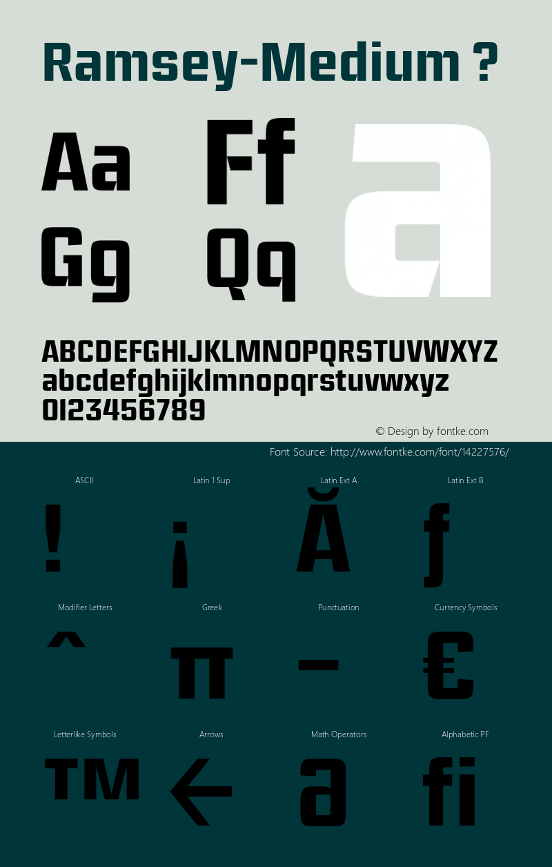 Ramsey-Medium ? Version 1.001;com.myfonts.associated-typographics.ramsey.medium.wfkit2.3UvL图片样张