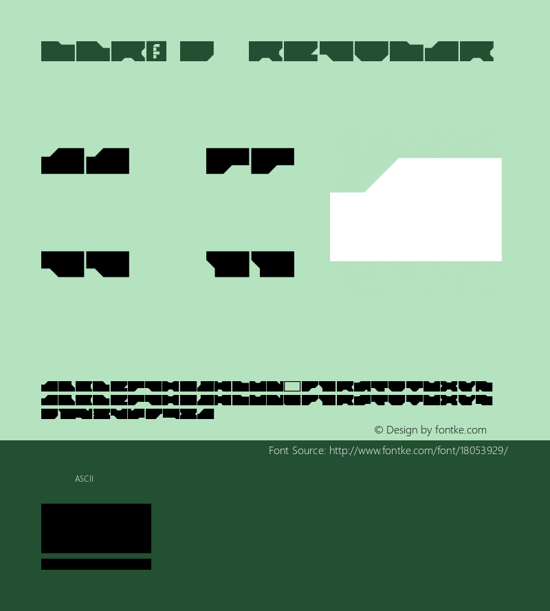 LDR#0 Regular Version 1.0图片样张