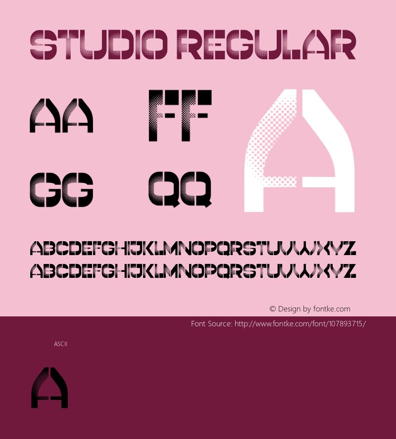 Studio Regular Version 1.000图片样张