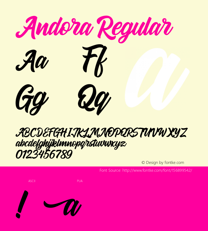 Andora Version 1.000;PS 001.001;hotconv 1.0.56图片样张