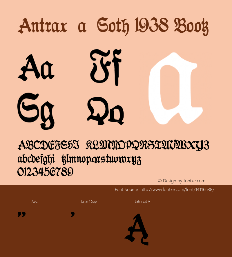 Antraxja  Goth 1938 Book Version 1.000;PS 001.000;hot图片样张