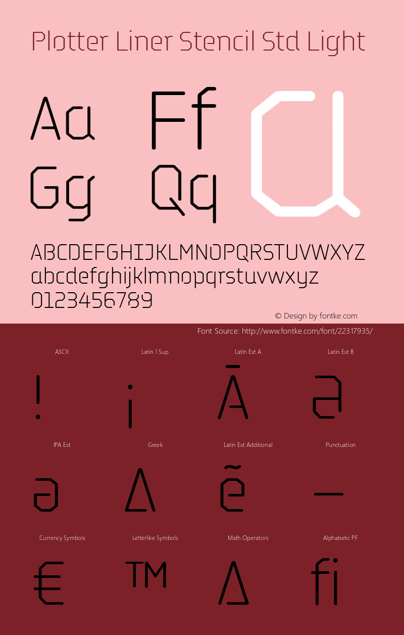 aba6fd7658a8f5f5 - subset of Plott Liner Stencil Std Lt Version 1.000图片样张