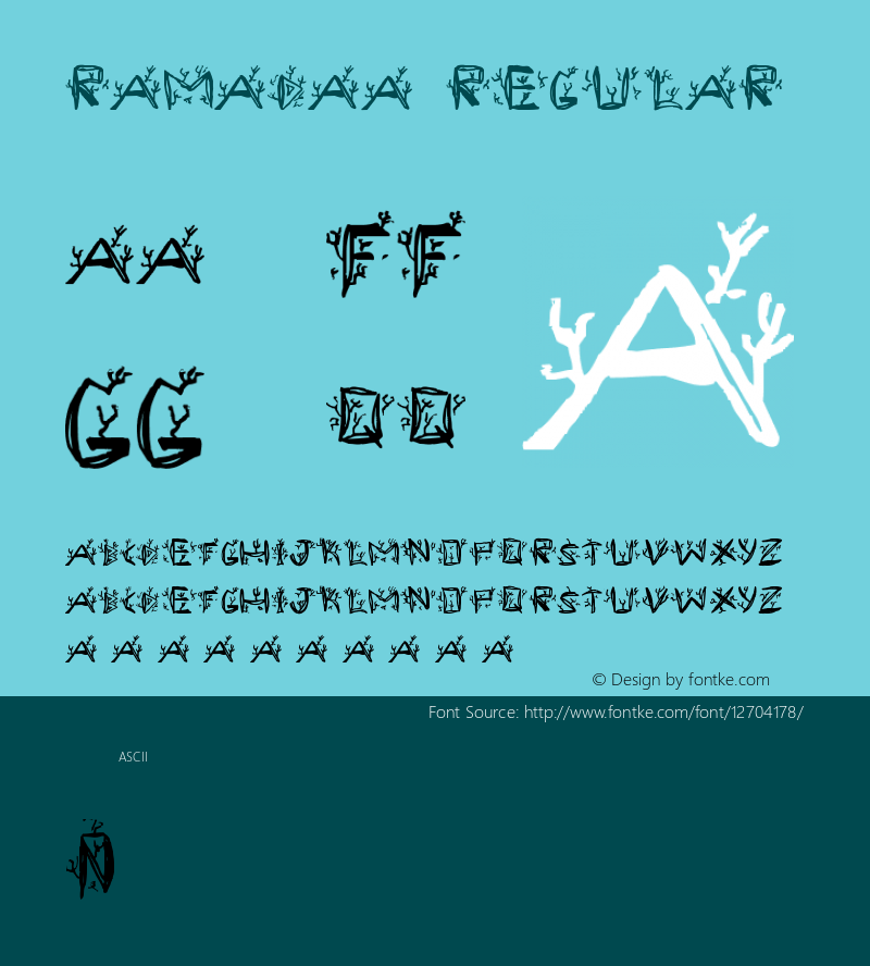 Ramada1 Regular Version 1.0图片样张