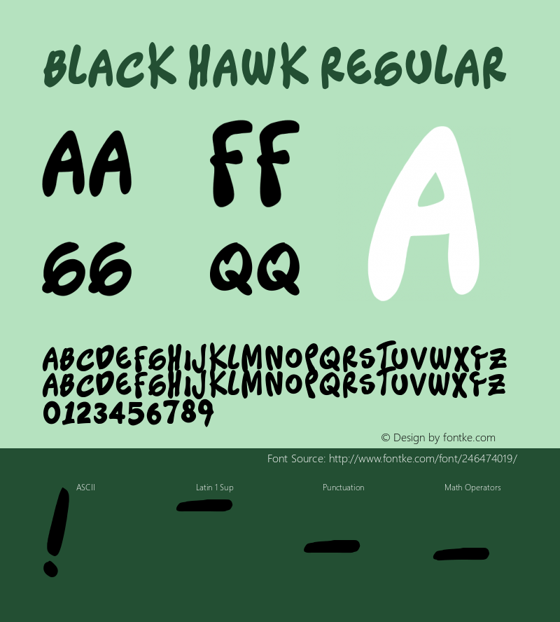 BLACK HAWK Version 1.000图片样张