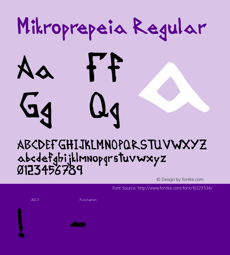 Mikroprepeia Regular 1.0图片样张