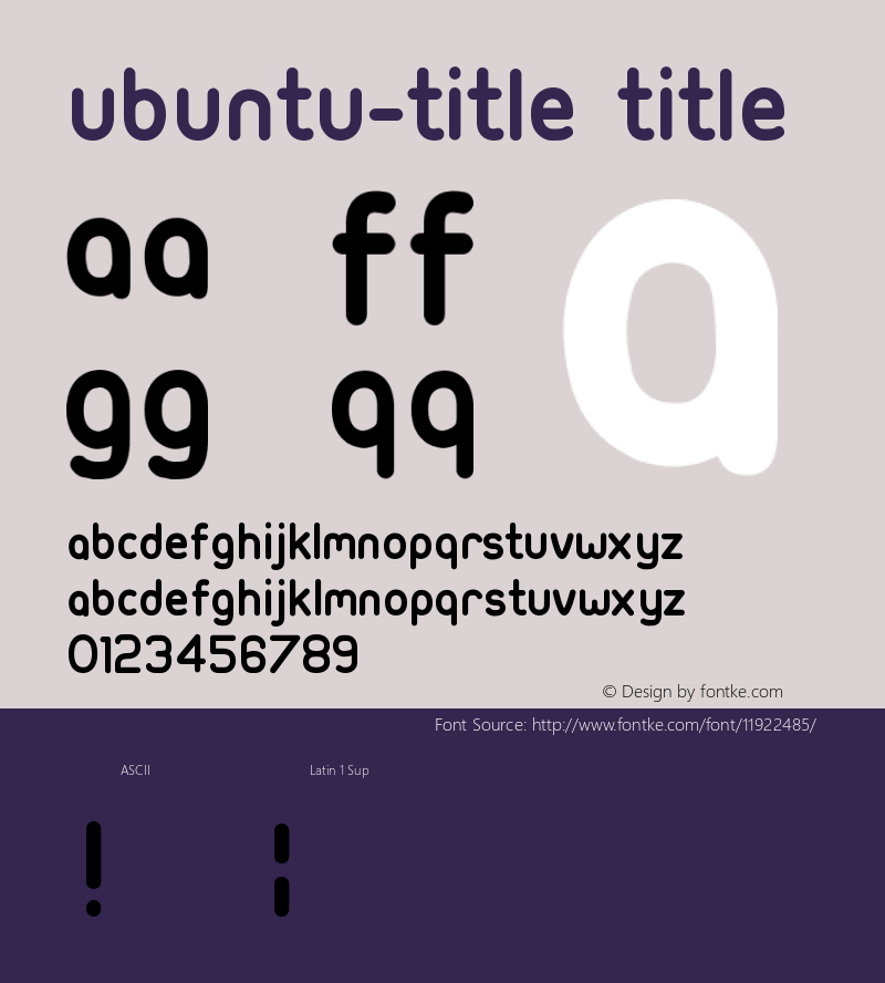 Ubuntu-Title Title Version 002.000图片样张