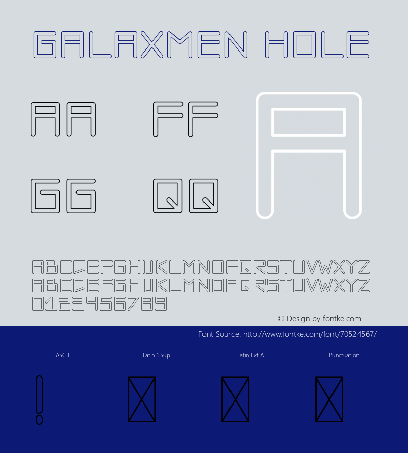 Galaxmen Hole Version 1.006;Fontself Maker 3.5.1图片样张