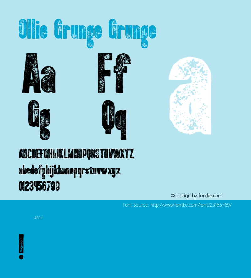 Ollie Grunge Version 1.000图片样张