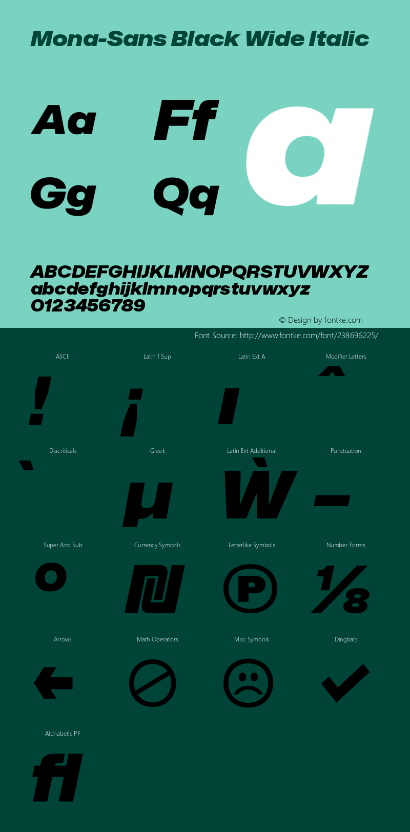 Mona-Sans Black Wide Italic Version 2.000图片样张