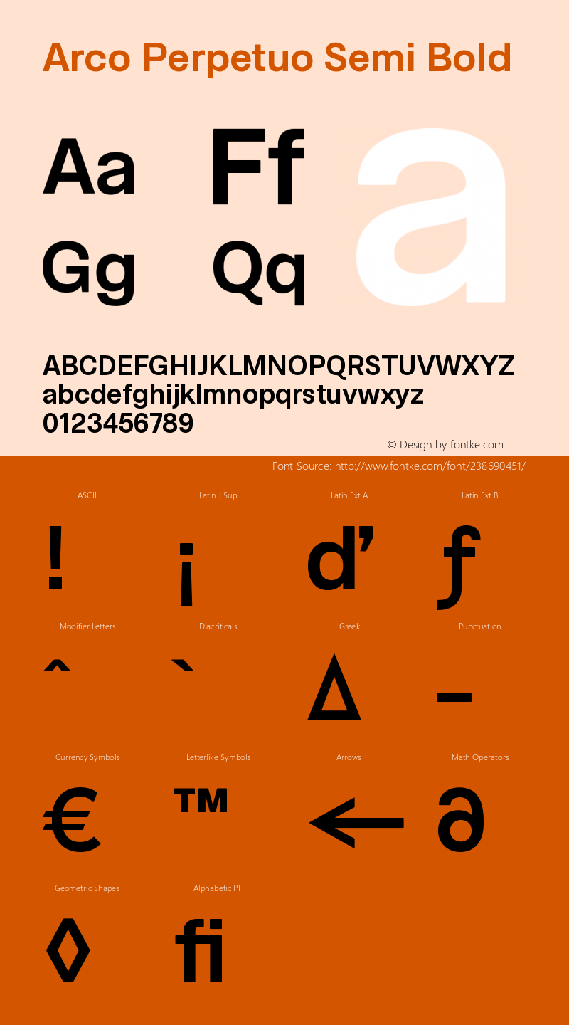 Arco Perpetuo Semi Bold Version 1.122;Glyphs 3.1.1 (3145)图片样张