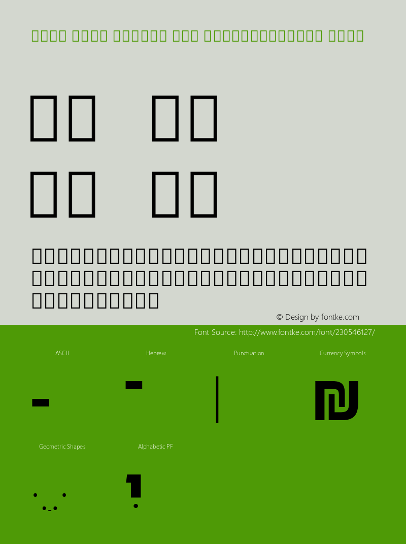 Noto Sans Hebrew New SemiCondensed Bold Version 3.001; ttfautohint (v1.8) -l 8 -r 50 -G 200 -x 14 -D hebr -f none -a qsq -X 