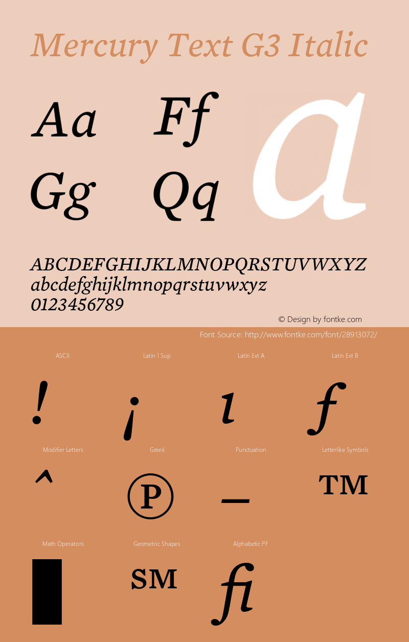 MercuryTextG3-Italic 001.000图片样张