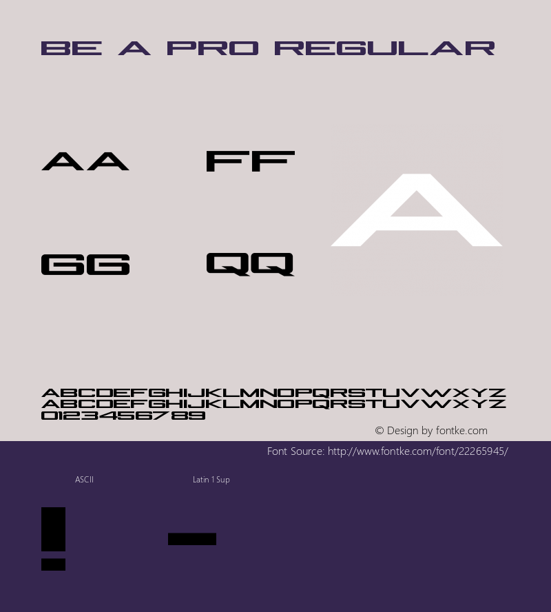 Be A Pro Version 1.00 September 26, 2014, initial release图片样张