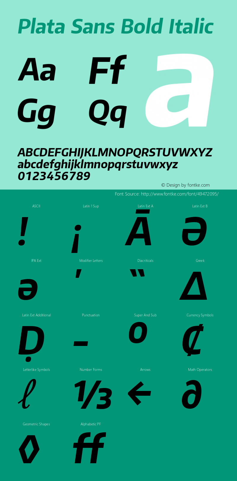 Plata Sans Bold Italic Version 1.00;December 28, 2019;FontCreator 12.0.0.2547 64-bit; ttfautohint (v1.6)图片样张