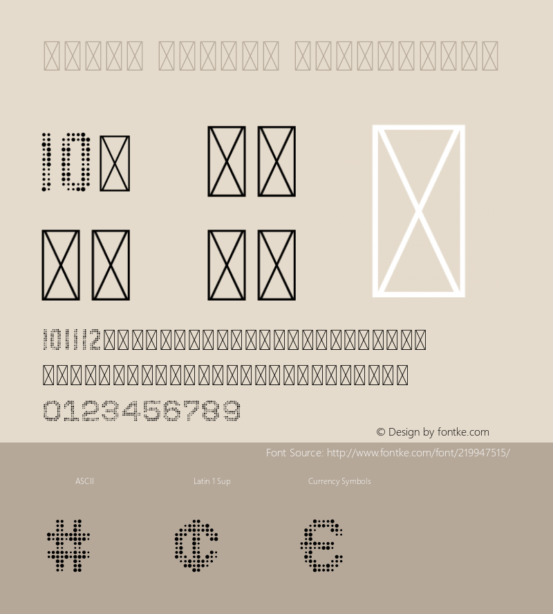 Hours Matrix Underinked Version 001.001图片样张