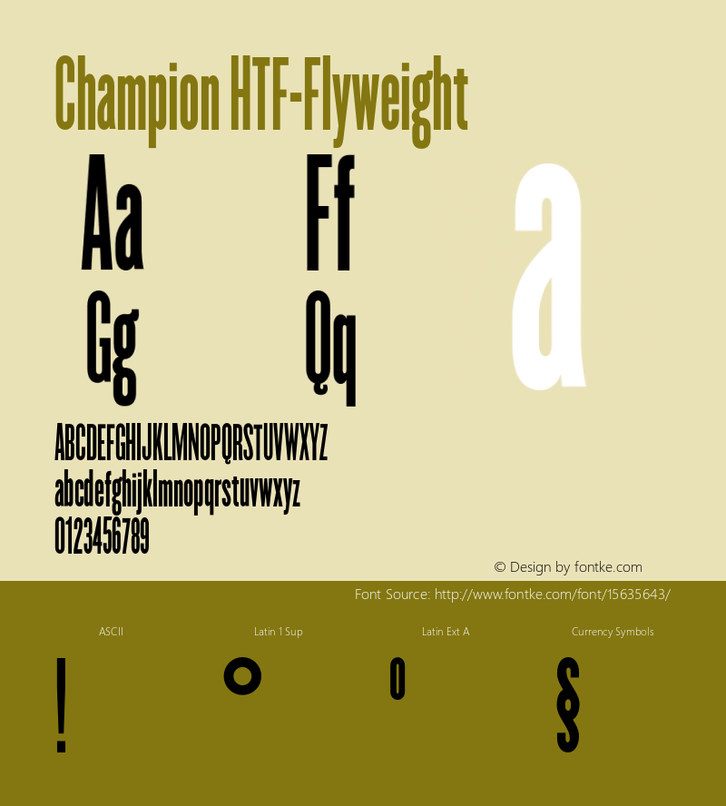 Champion HTF-Flyweight Version 001.000图片样张