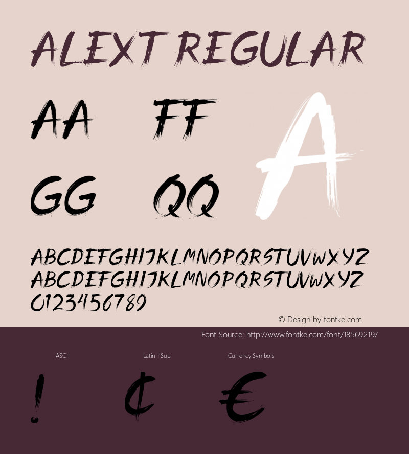 Alext Regular Unknown图片样张