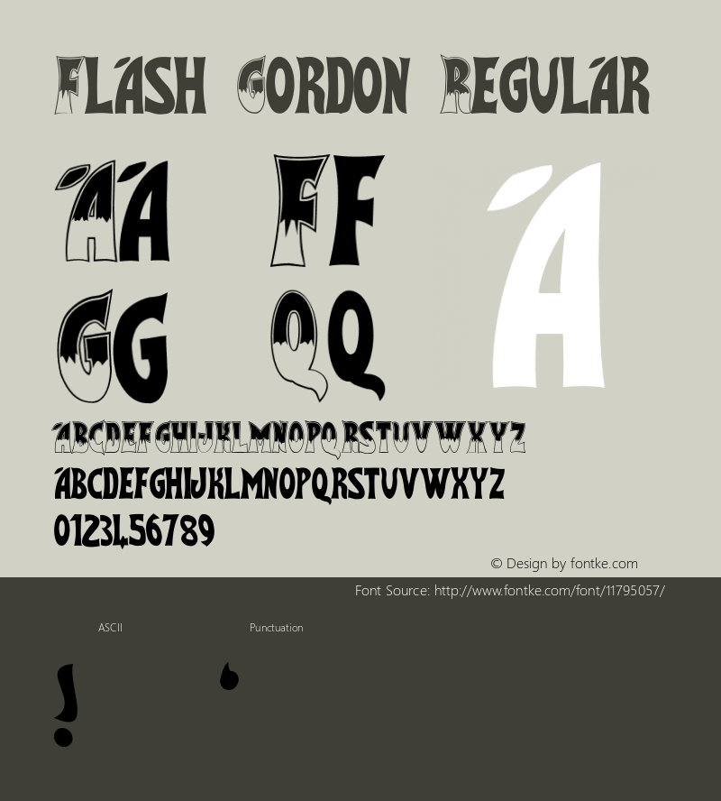 Flash Gordon Regular Version 1.0图片样张