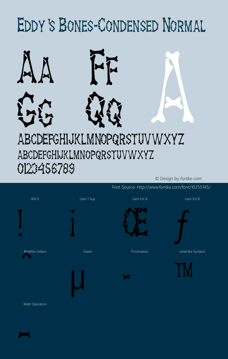 Eddy's Bones-Condensed Normal 1.0/1995: 2.0/2001图片样张