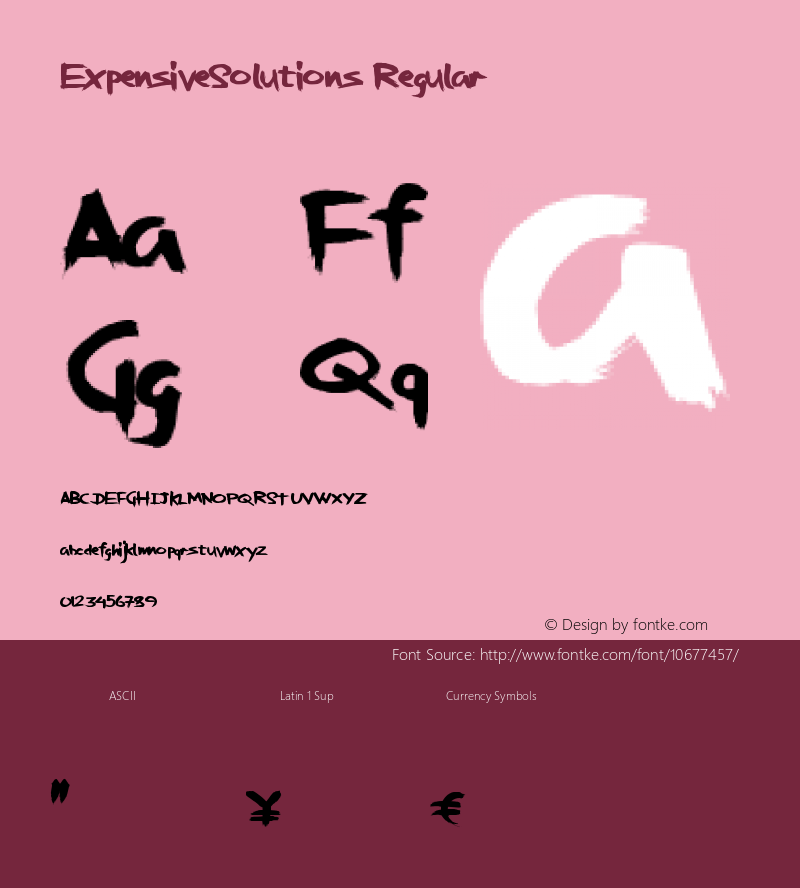 ExpensiveSolutions Regular Version 1.00 March 9, 2015, initial release图片样张