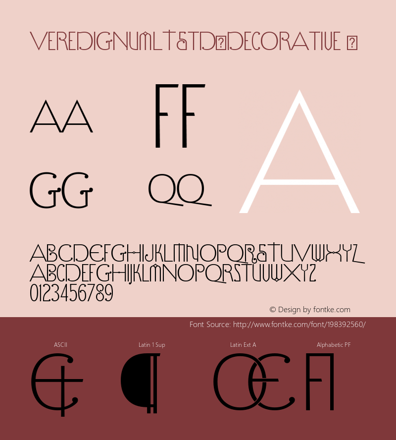 ☞VereDignumLTStd-Decorative Version 2.100;PS 002.001;hotconv 1.0.38;com.myfonts.easy.linotype.vere-dignum.decorative.wfkit2.version.53fs图片样张