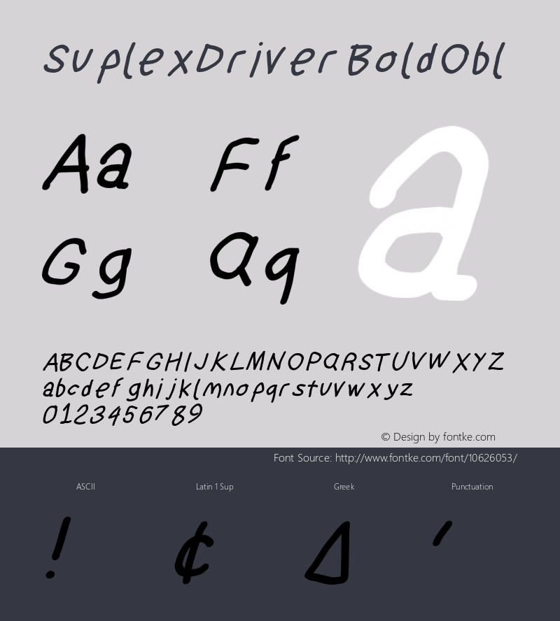SuplexDriver BoldObl Version BOOM图片样张