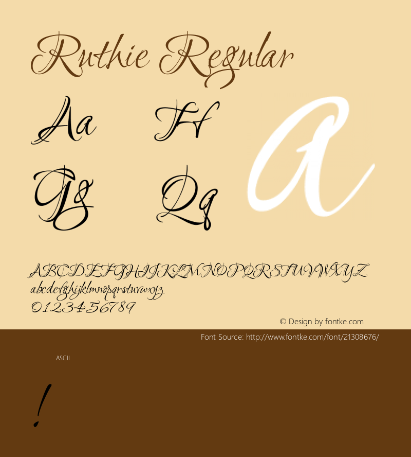 Ruthie Regular 图片样张