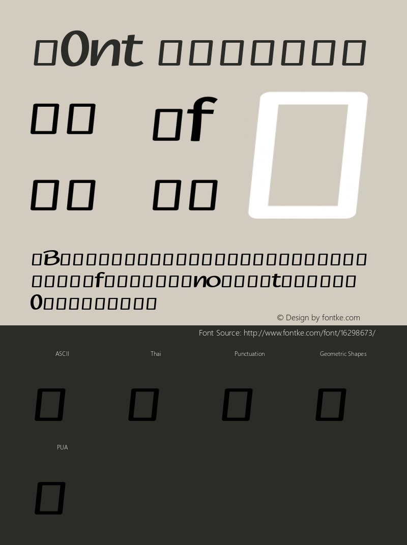 F0nt Regular Version 0.1-alpha1图片样张