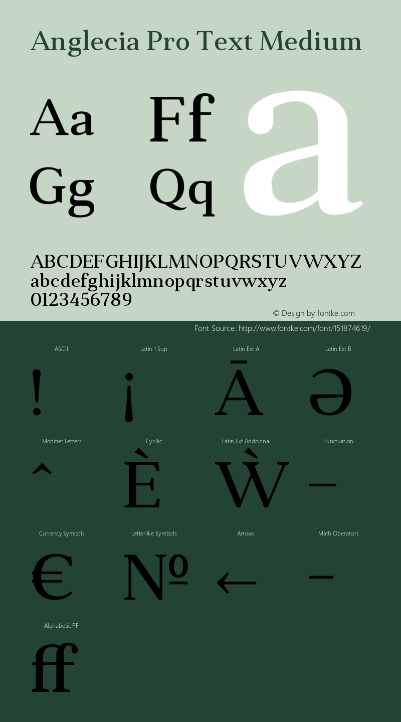 AngleciaProText-Medium Version 001.000;com.myfonts.konstantynov.anglecia-pro.text-medium.wfkit2.47Mm图片样张