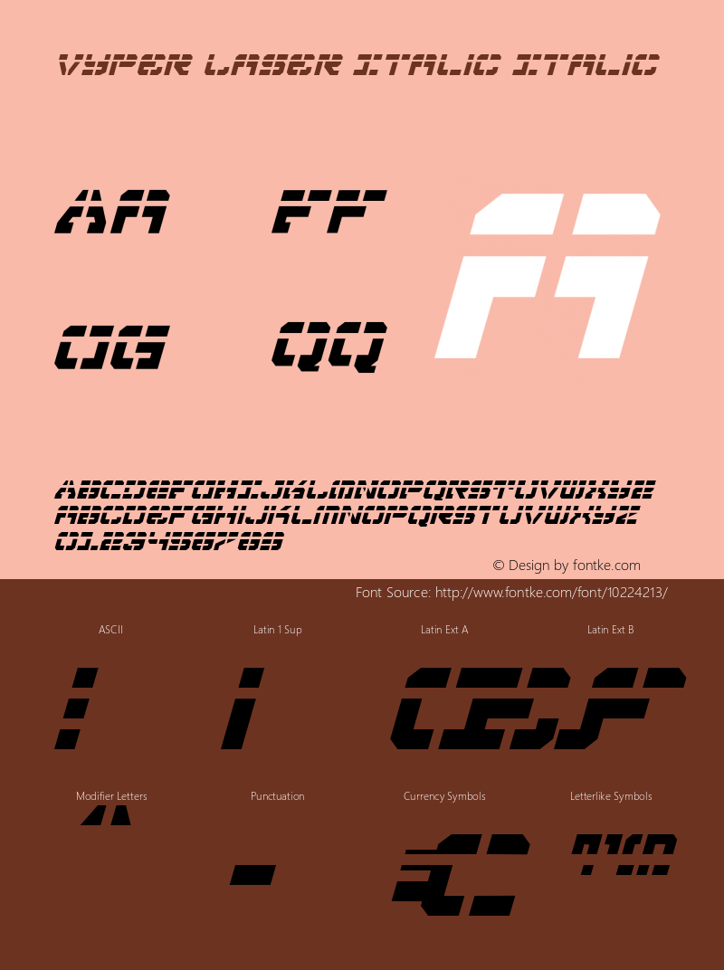 Vyper Laser Italic Italic 001.000图片样张