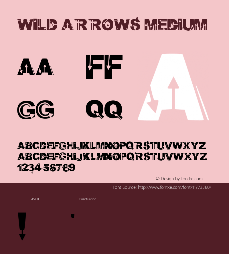 Wild Arrows Medium Version 001.000图片样张