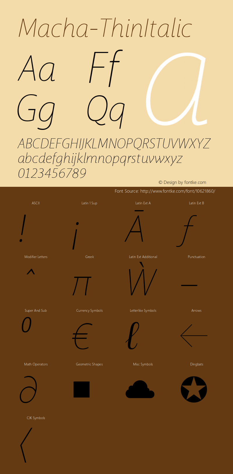 Macha-ThinItalic ☞ Version 2.000;com.myfonts.easy.positype.macha.thin-italic.wfkit2.version.3TL5图片样张