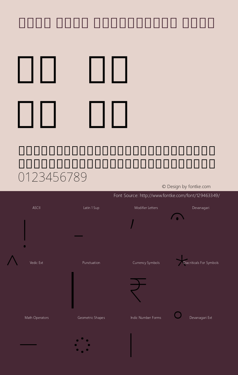 Noto Sans Devanagari Thin Version 2.001; ttfautohint (v1.8.3) -l 8 -r 50 -G 200 -x 14 -D deva -f none -a qsq -X 