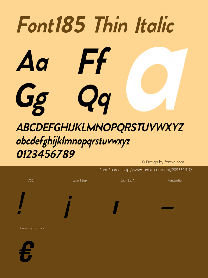 EqualSlipcaseThinItalic Version 1.007;Fontself Maker 3.5.7图片样张