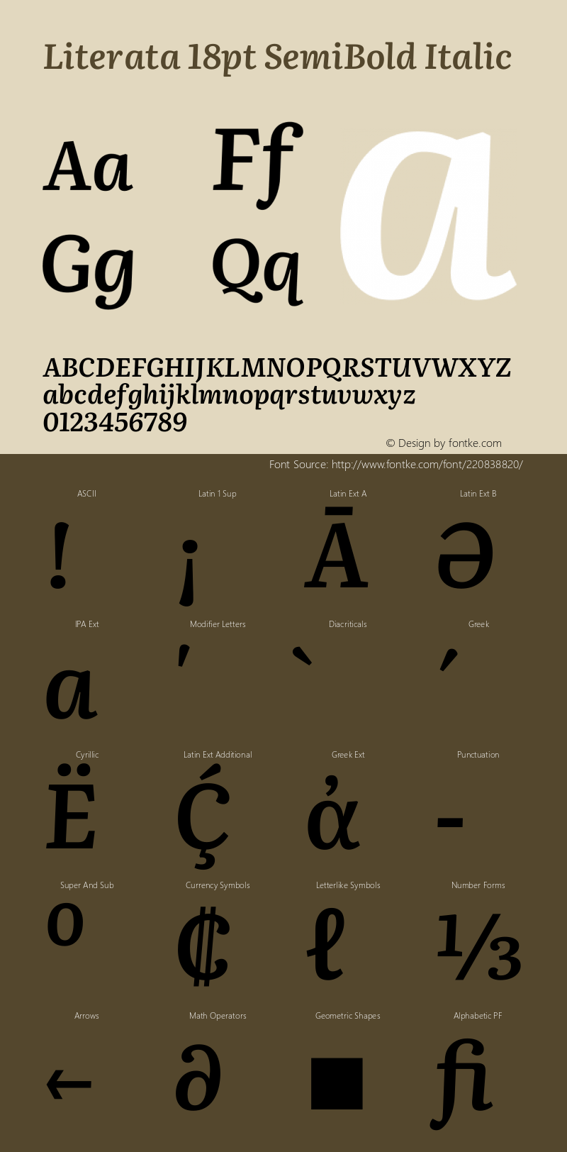 Literata 18pt SemiBold Italic Version 3.002图片样张