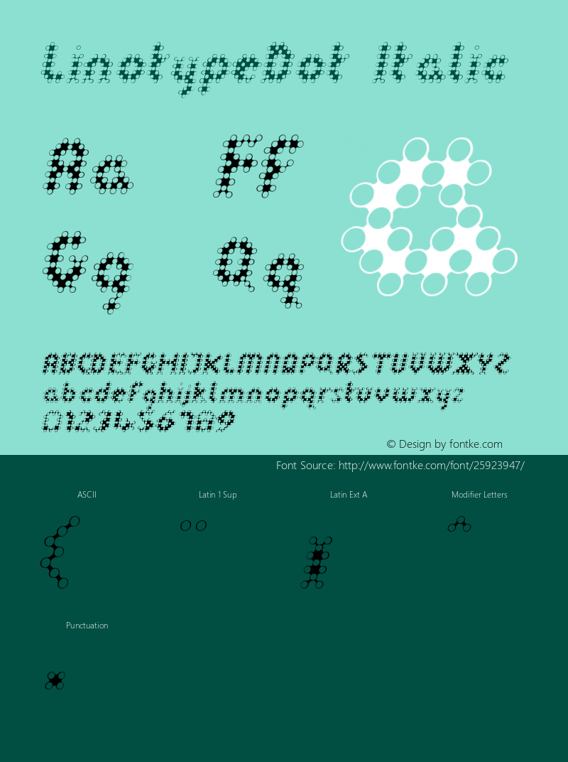 LinotypeDot-Italic Version 001.000图片样张