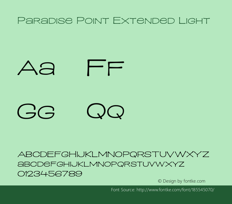 Paradise Point Extended Light 1.000图片样张