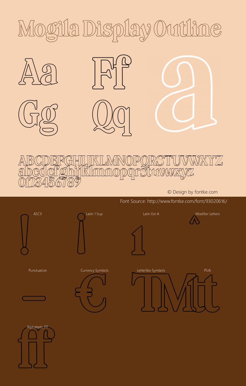 Mogila Display Outline 1.0图片样张