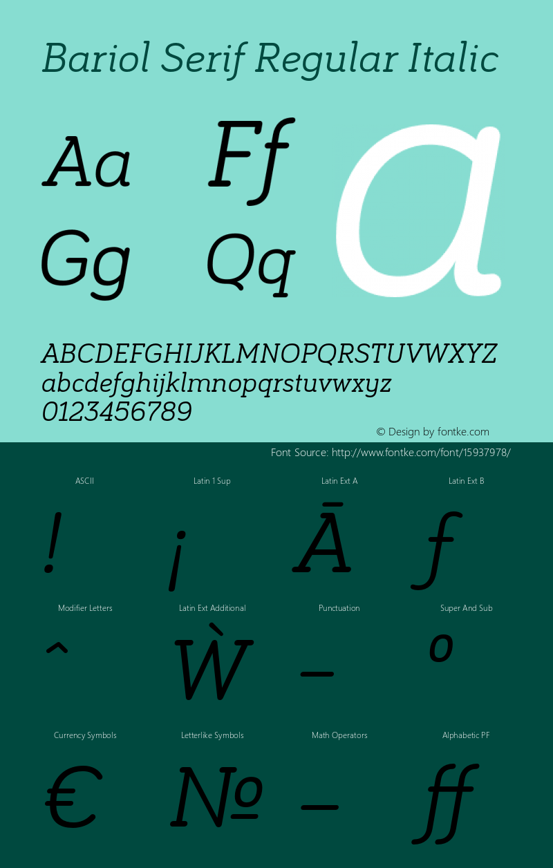 Bariol Serif Regular Italic Version 001.001图片样张