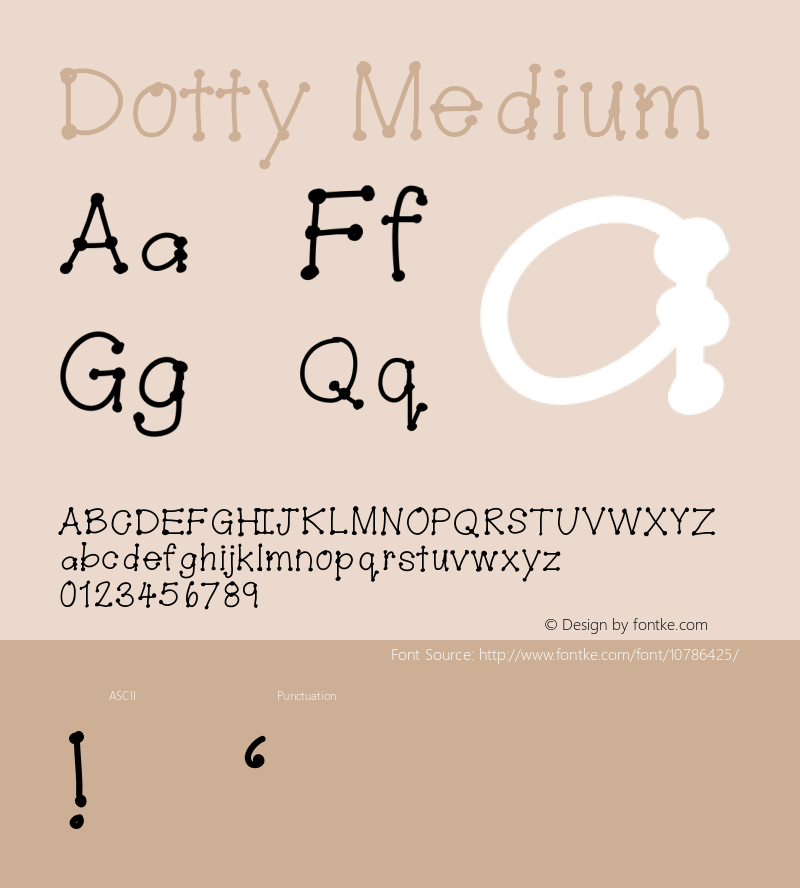 Dotty Medium Version 001.000图片样张