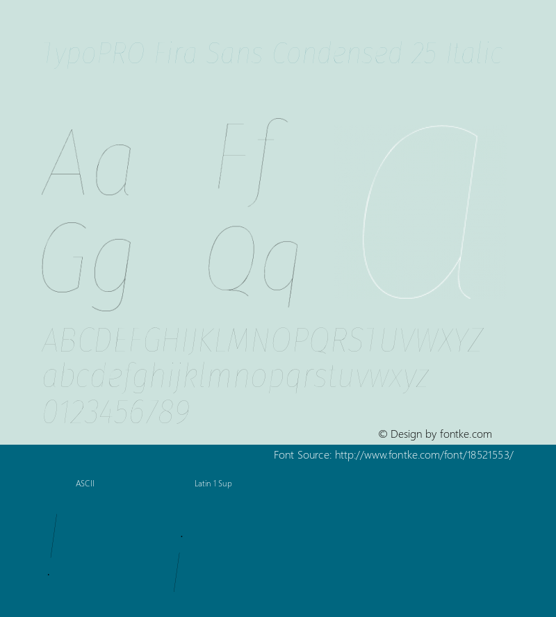 TypoPRO Fira Sans Condensed 25 Italic Version 4.203;PS 004.203;hotconv 1.0.88;makeotf.lib2.5.64775图片样张