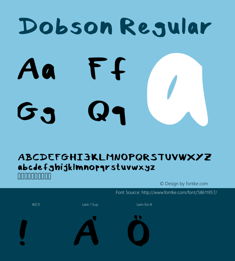 Dobson Regular Version 001.003图片样张