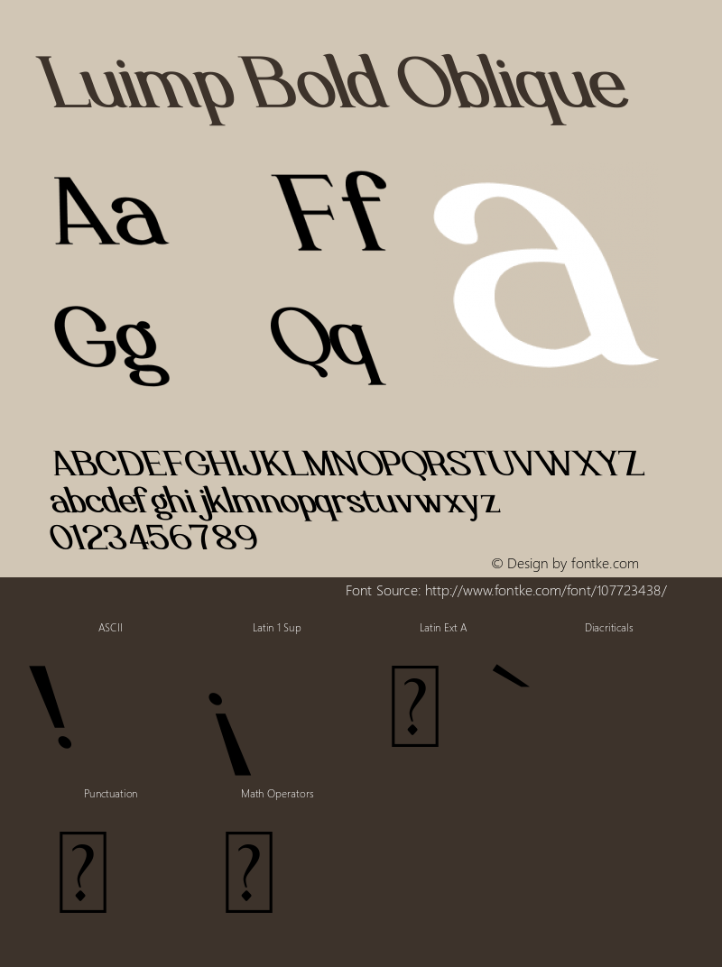 Luimp Bold Oblique Version 1.00;November 3, 2020;FontCreator 12.0.0.2563 64-bit图片样张